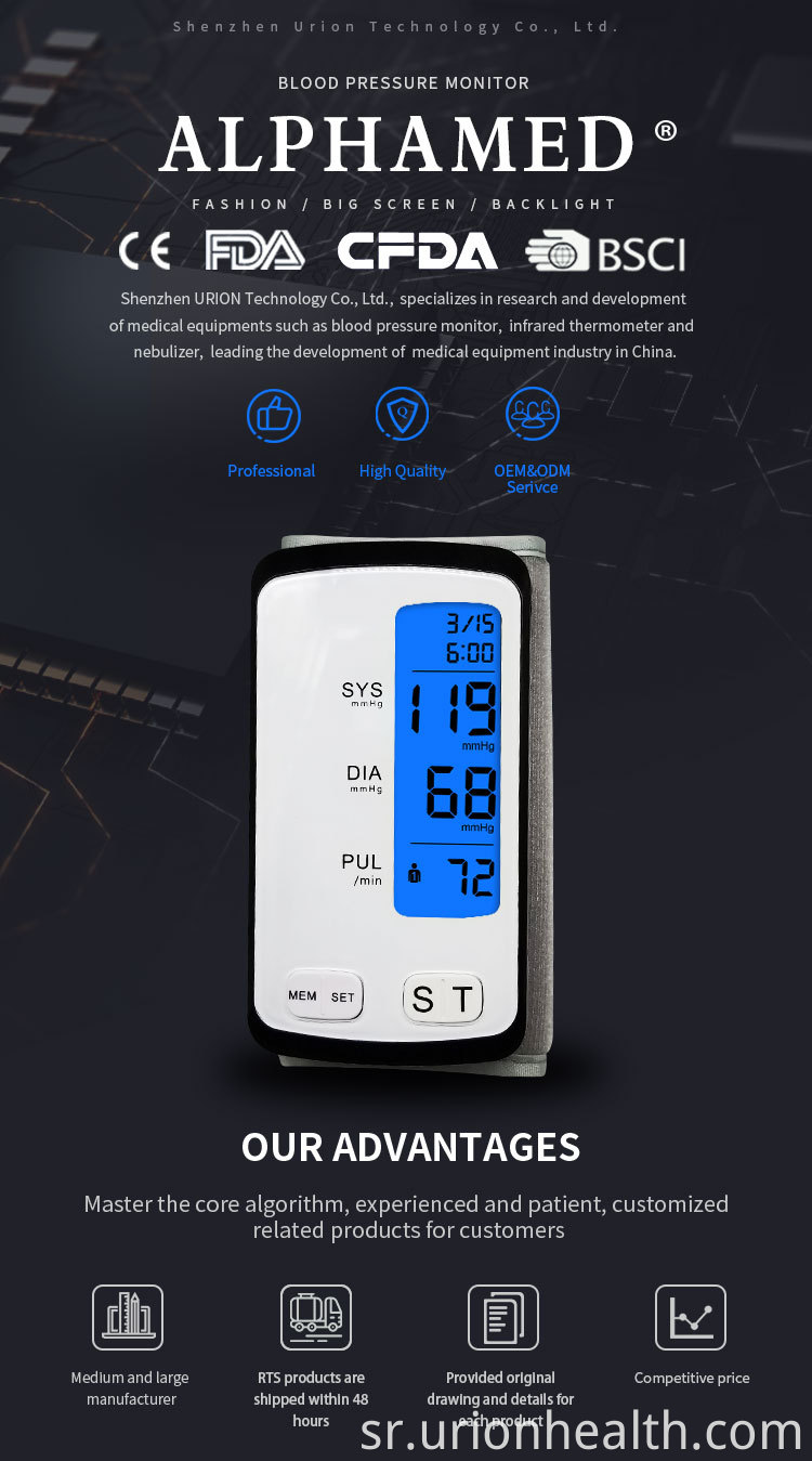 Digital blood pressure monitor